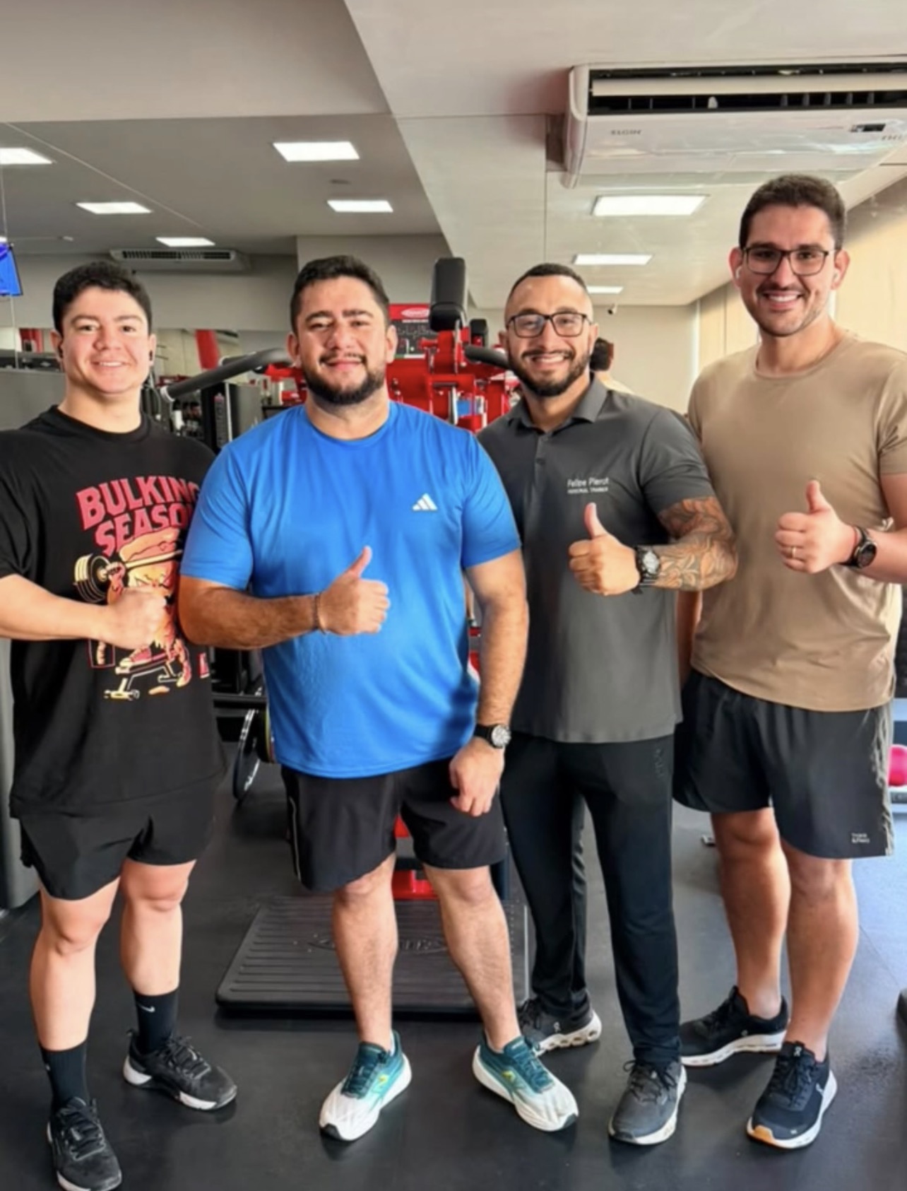 Aluno de personal trainer em Teresina, resultado 1 de treino personalizado com Felipe Pierot